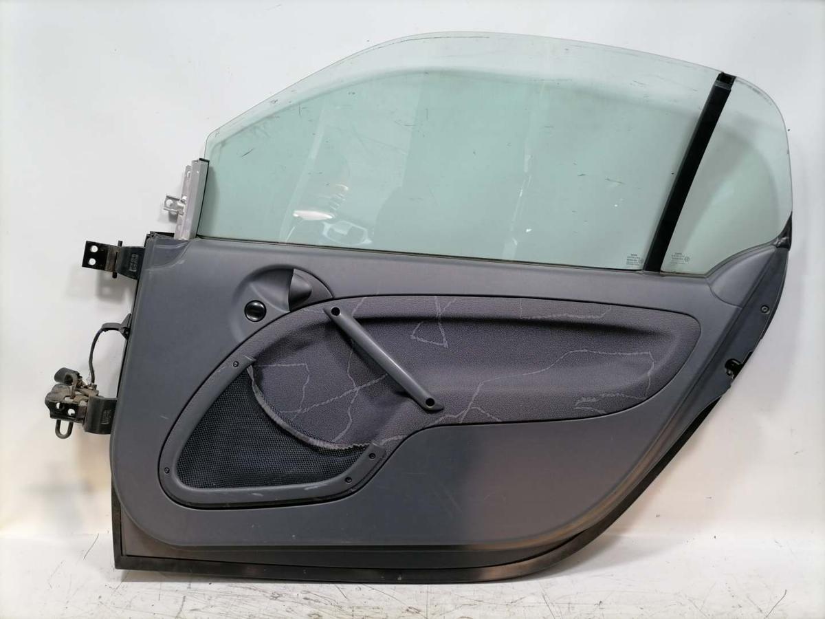 Smart ForTwo Coupe 450 original T&uuml;r rechts schwarz Rohbau BJ03